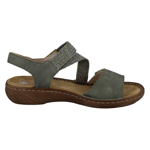Mujer Rieker 'V2862' Sintético Cierre Adhesivo Sandalias Casual - Imagen 12 de 18