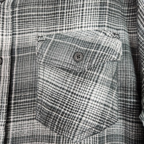 Hurley Herren Hemd XXL grau grün kariert Paradise City Flanell Knopfleiste Skate NEU - Bild 4 von 9