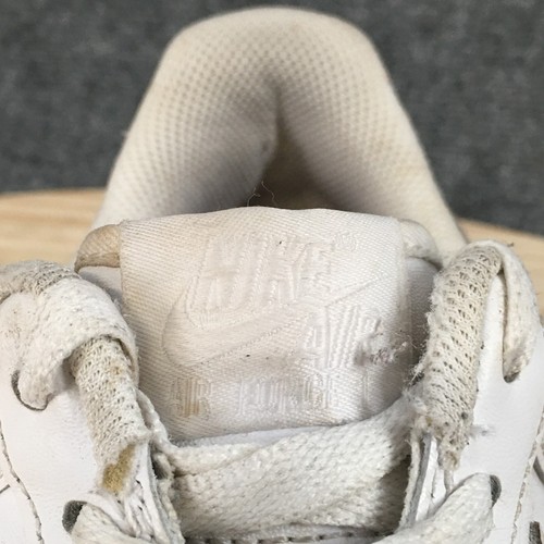Zapatillas informales Nike Air para mujer 8.5 Air Force 1 315115-112 blancas con cordones - Imagen 11 de 12