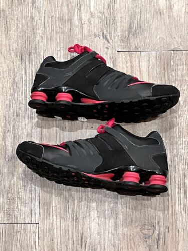 Sneaker rare per ragazze Nike Shox nere/rosa taglia 10 - Foto 2 di 9
