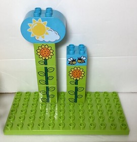 2016 LEGO DUPLO PRESCHOOL SET# 10819-MY FIRST GARDEN 25Pcs 2Figs NO BOX