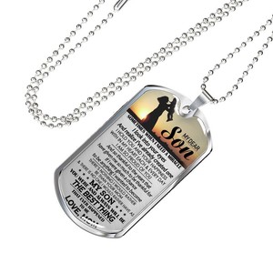 to my son necklace from mom