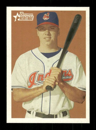 2006 Bowman Heritage Prospects #BHP19 Michael Aubrey NM Near Mint Indians BXCP06