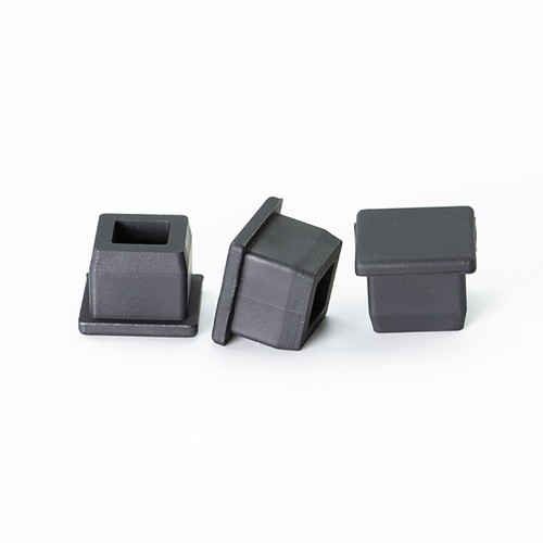 9.6-50.6mm Square Rubber End Caps Tube inserts Bungs Blanking Plugs Furn. Feet - Picture 7 of 42