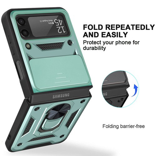 For Samsung Galaxy Z Flip 4/3 5G Folding Cover Slide Camera Lens Protector Case - Picture 49 of 74