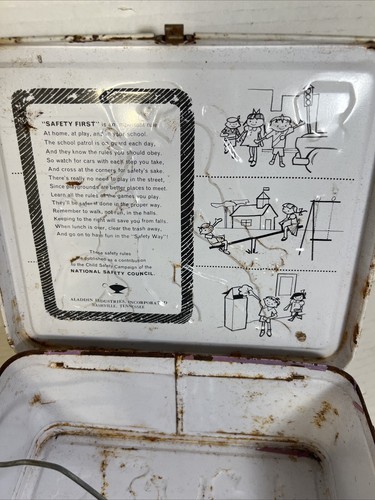 VINTAGE 1976 MARVEL COMICS SUPERHELDEN Metall LUNCHBOX Brotdose und Thermoskanne - Bild 19 von 20