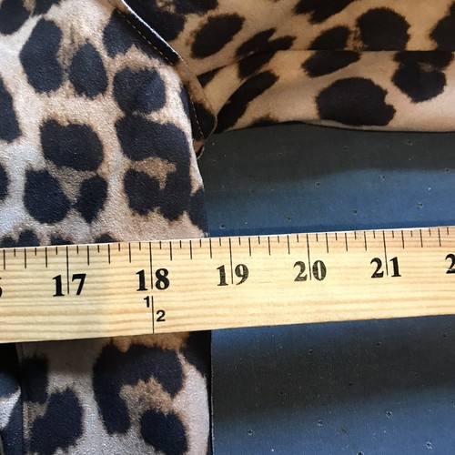 Easel Los Angeles Moto Jacket NWT Faux Suede Leopard Print Boxy Fit Women’s Sz S - Picture 8 of 9