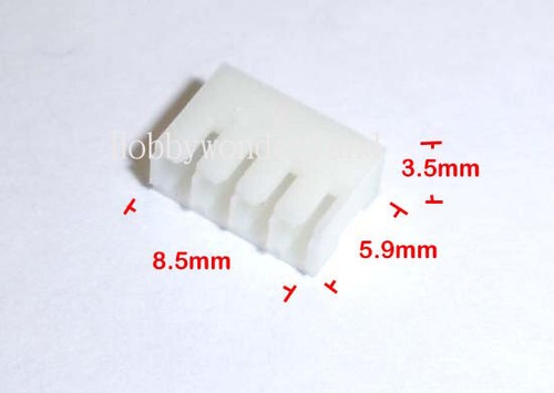 4-Pin JC20 JST 2.0mm automotive connector crimp terminal wire to PCB part 50 set - Picture 2 of 3