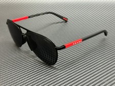 PRADA LINEA ROSSA PS 53ZS 1BO06F Matte Black Grey Men's 59 mm Sunglasses
