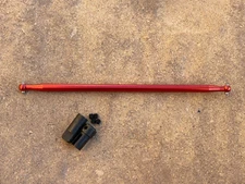 Aluminum Solid  Center Drive Shaft CVD for Traxxas Slash  4x4 VXL Red