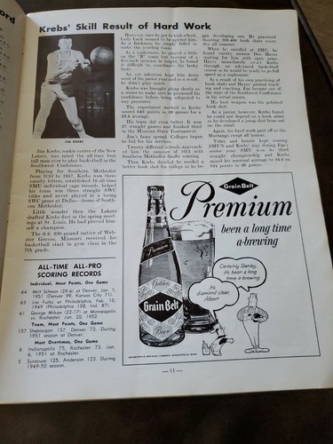 1957-58 Minneapolis Laker News - NY Knicks Vs. The New Lakers - Picture 5 of 8