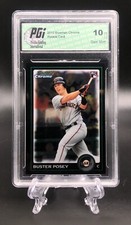 BUSTER POSEY 2010 Bowman CHROME Draft Pick Rookie PGI GEM MINT 10