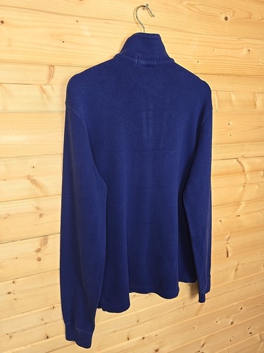 Polo Ralph Lauren Vintage Blue 1/4 Zip Jumper Size Small Pony Logo - Picture 8 of 14