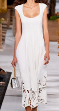New NWT Oscar de la Renta Spring 2020 Runway Embroidered Long Midi Gown Dress 12