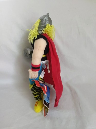 Marvel Thor 9” Plush Kellytoy 2003 Avengers Tag - Picture 3 of 10