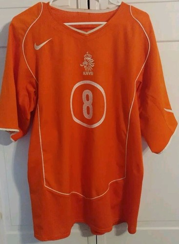 MEN HOLLAND 2004/2005 NETHERLANDS EDGAR DAVIDS SOCCER SHIRT JERSEY SIZE XL - Picture 2 of 7