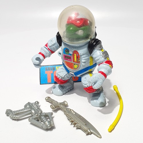 Vtg TMNT Disguised Turtles RAPH THE SPACE CADET figure A 100% COMPLETE original - Picture 3 of 8