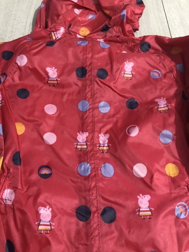 Regatta Peppa Pig Pobble Print Waterproof Zip Up Puddle Suit 18-24 Months - Picture 7 of 7