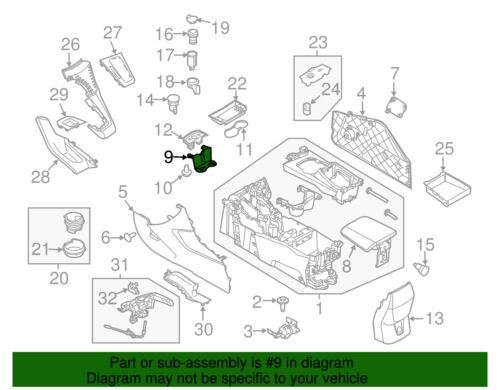 Genuine Ford Cup Holder CV6Z-58045G34-BC - Bild 2 von 2