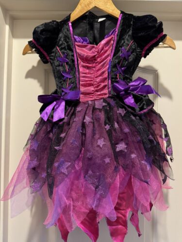 Amscan Girls Light-Up Sparkle Witch Costume, Includes Dress and hat, Small - Picture 3 of 7