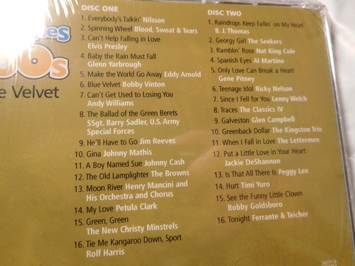 Sealed 2 Double CDs Time/Life -Pop Memories 60's Blue Velvet & Sweet Dreams - Picture 8 of 8
