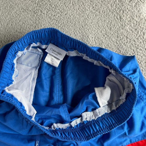 NEU Calvin Klein Badehose Herren Medium rot blau Boardshorts Strand Preppy Surf - Bild 6 von 9