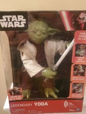 Star Wars Legendary Yoda Jedi Master Interactive & Talking-box has shelf damage