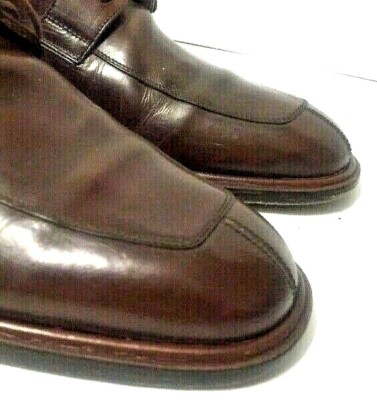 Mezlan Split-Toe Apron Leather Oxfords ‎ Brown dress shoes 11 M Mezlan Hudson Oxford Dress Shoes Apron Split Toe Brogue  main image 2