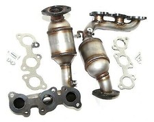 2004-2010 Toyota Highlander 3.3L Manifold Bank1 & BANK2 Catalytic Converters