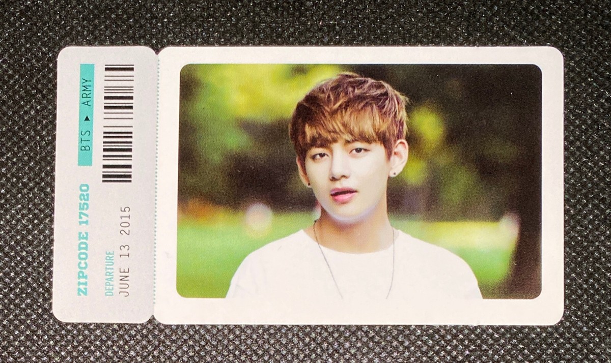 BTS V フォト 4枚 2ND MUSTER 17520 BTS V Taehyung 2nd Muster Zip Code 17520 Photo Album