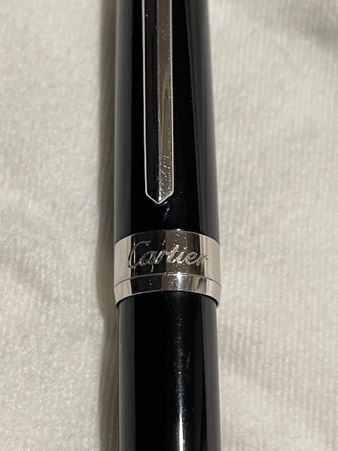Pasha de Cartier ボールペン パシャ Cartier Pasha Black Composite and Platinum Plated Twist