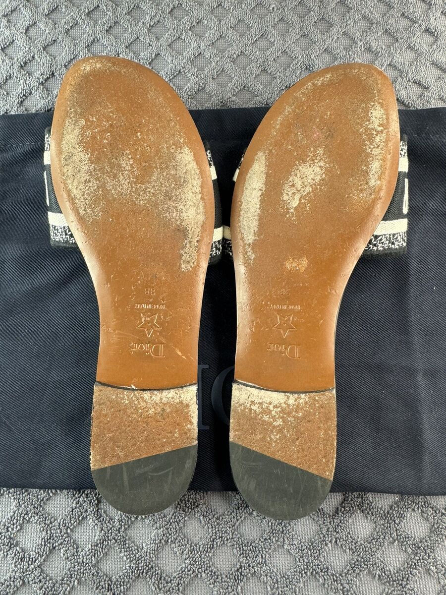 CHRISTIAN DIOR DWAY SLIDES BLACK EMBROIDED COTTON | eBay CHRISTIAN DIOR DWAY SLIDES BLACK EMBROIDED COTTON | eBay