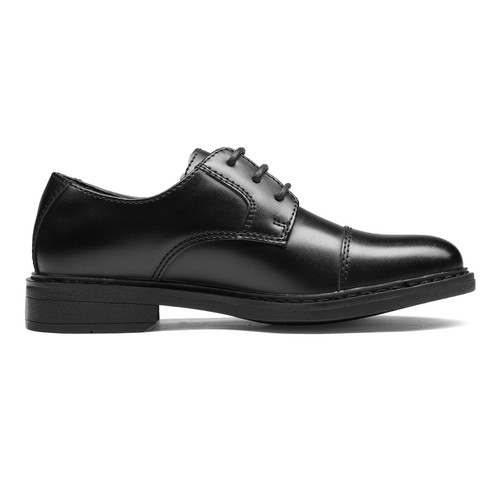 Boys Youth Oxford Shoes Cap toe Classic Dress Shoes Wedding Shoes - Picture 4 of 27
