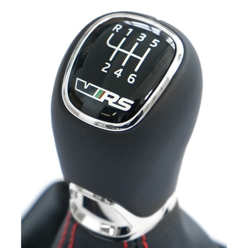 Original Skoda Octavia 3 (5E) Facelift VRS Leather Gear Knob Lever Sport 6-speed - Picture 2 of 2