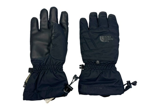 THE NORTH FACE schwarze warme GORE-TEX WINTERHANDSCHUHE Wandern Ski Snowboard Kinder JUGEND L