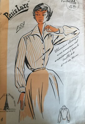 259Ancien PATRON PARIS LUXE VINTAGE FRENCH
