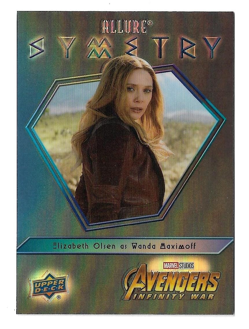 upper deck Marvel ワンダ・マキシモフ エリザベス・オ 2022 Upper Deck Marvel Allure Symmetry #9 Elizabeth Olsen as