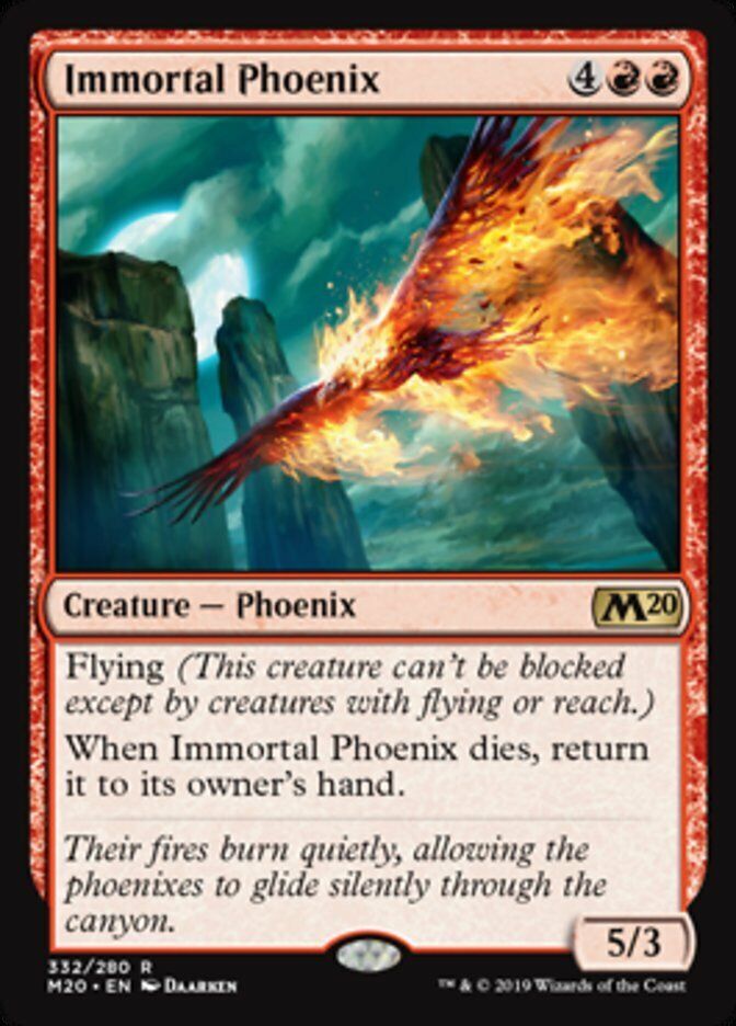  Magic: The Gathering - Immortal Phoenix - Spellslinger Deck  Exclusive - Core Set 2020 : Everything Else