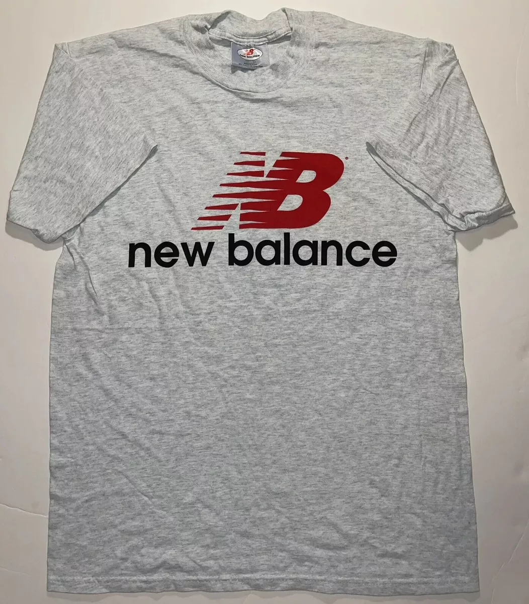 Vintage New Balance Sneakers Double Sided Graphic T Shirt Mens M Made In USA