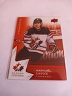 2020 Team Canada Juniors Raphael Lavoie /250 Exclusives #31 Rookie Red Parallel 