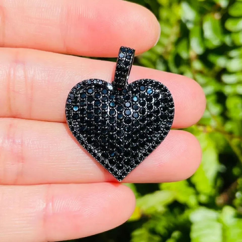 Iced out hotsell black chain