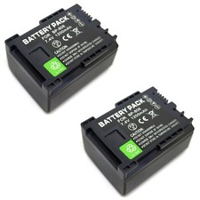 2x Li-ion Battery Pack For BP-808 Canon VIXIA HF10 HF11 HF100 HF20 HF200 New