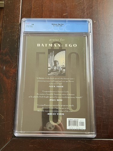 Batman: Ego #nn (2000) CGC 9.8 - KEY - NEW BATMAN FILM - Picture 10 of 12