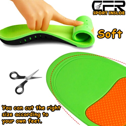 Orthotic Insert Insoles Shoe Plantar Fasciitis Heel Arch Support Pain Relief US - Picture 3 of 16