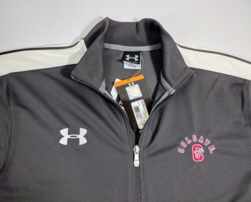 NWT Under Armour Colgate University Raiders Full Zip Track Jacket Adult Sz Small - Picture 2 of 6