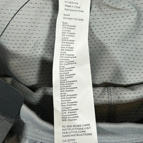NEW Fabletics Shorts Men XL Grey Camo The Fundamental Short Lined Gym Train NWT - Picture 16 of 18