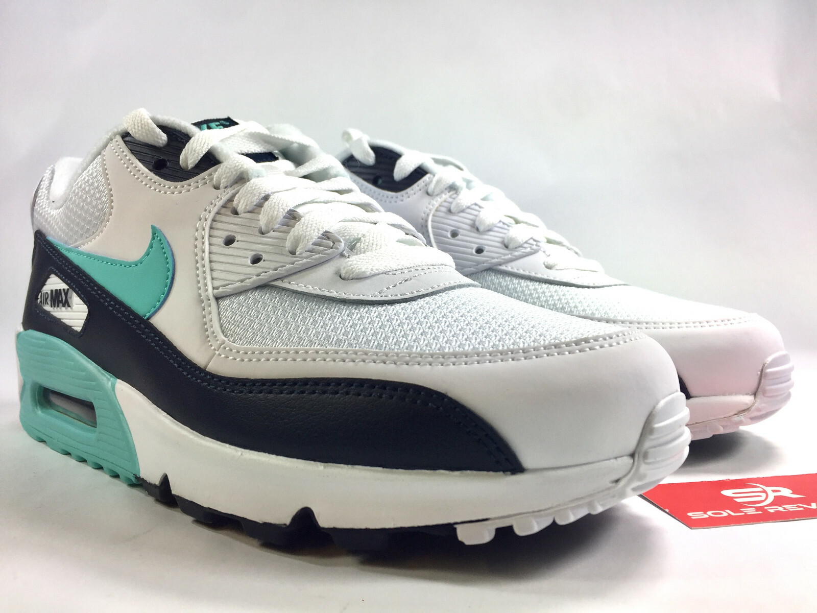 AJ1285-102 MEN/'S White//Aurora Green//Obsidian c1 New NIKE AIR MAX 90