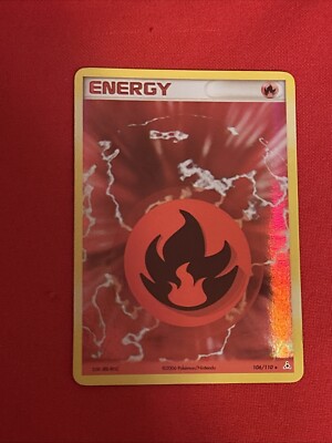 POTENTIAL PSA 9! 2006 Pokemon Fire Energy Reverse Holo EX Holon Phantoms 106/110