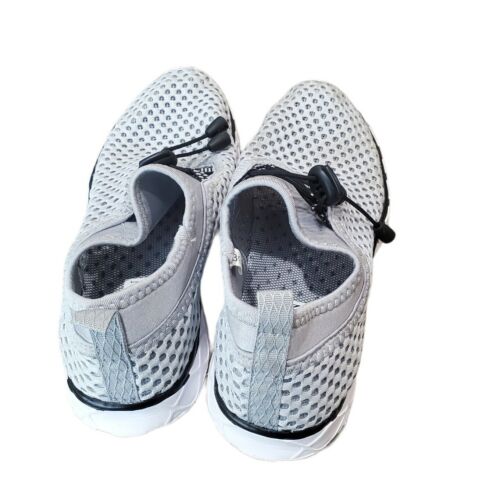 ZHUANGLIN womens size 8.5 gray white lightweight quick drying aqua water shoes - Picture 4 of 7