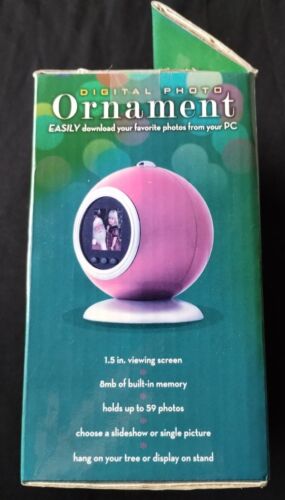 Digital Photo Christmas Tree Ornament Screen Display New Unused (Box Is Taped) - Picture 11 of 13